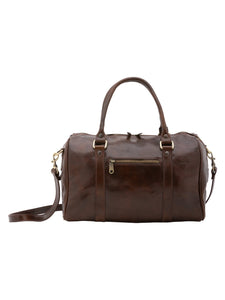 Borsa a bauletto da donna In Vera pelle Made in Italy 37x22x16 cm-0