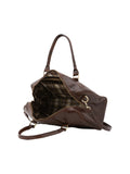 Borsa a bauletto da donna In Vera pelle Made in Italy 37x22x16 cm-4