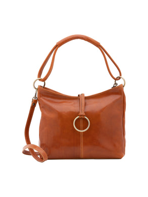 Borsa a spalla da donna In Vera pelle Made in Italy 29x32x11 cm-0