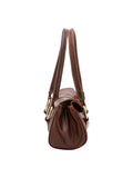 Borsa a bauletto da donna In Vera pelle Made in Italy 29x15x12 cm-2