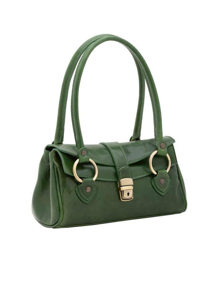 Borsa a bauletto da donna In Vera pelle Made in Italy 29x15x12 cm-1