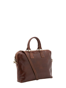 Borsa da lavoro da uomo In Vera pelle Made in Italy 37x27x6 cm-1