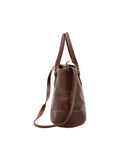 Borsa a tracolla da donna In Vera pelle Made in Italy 28x43x16 cm-2