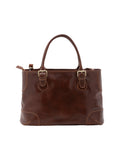 Borsa a tracolla da donna In Vera pelle Made in Italy 28x43x16 cm-3