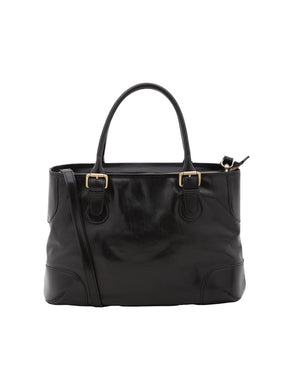 Borsa a tracolla da donna In Vera pelle Made in Italy 28x43x16 cm-0