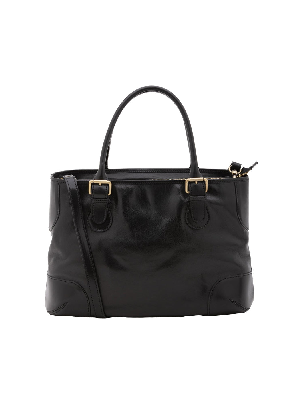Borsa a tracolla da donna In Vera pelle Made in Italy 28x43x16 cm-0