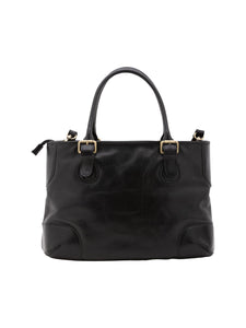 Borsa a tracolla da donna In Vera pelle Made in Italy 28x43x16 cm-3