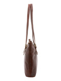 Borsa a spalla da donna In Vera pelle Made in Italy 31x41x10 cm-2