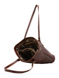 Borsa a spalla da donna In Vera pelle Made in Italy 31x41x10 cm-4