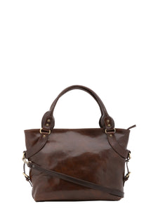 Borsa a mano da donna In Vera pelle Made in Italy 43x28x12 cm-0