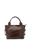 Borsa a mano da donna In Vera pelle Made in Italy 43x28x12 cm-0
