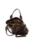 Borsa a mano da donna In Vera pelle Made in Italy 43x28x12 cm-4