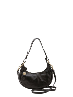 Borsa a spalla da donna In Vera pelle Made in Italy 25x18x8 cm-0