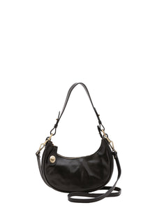 Borsa a spalla da donna In Vera pelle Made in Italy 25x18x8 cm-0