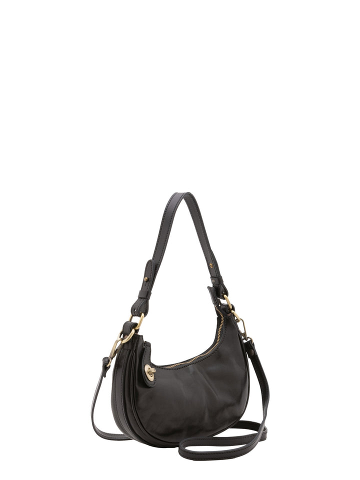 Borsa a spalla da donna In Vera pelle Made in Italy 25x18x8 cm-1