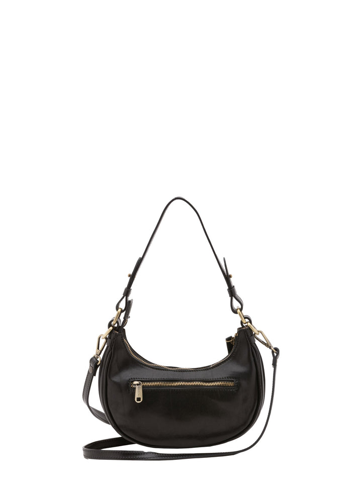 Borsa a spalla da donna In Vera pelle Made in Italy 25x18x8 cm-3
