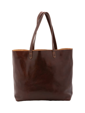 Borsa a spalla da donna In Vera pelle Made in Italy 35x45x11 cm-0