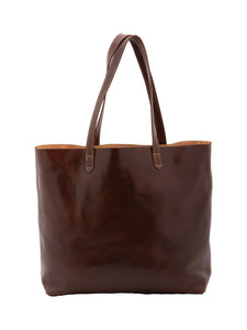Borsa a spalla da donna In Vera pelle Made in Italy 35x45x11 cm-0