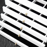 6 rekeszes ékszertartó, fehér-3