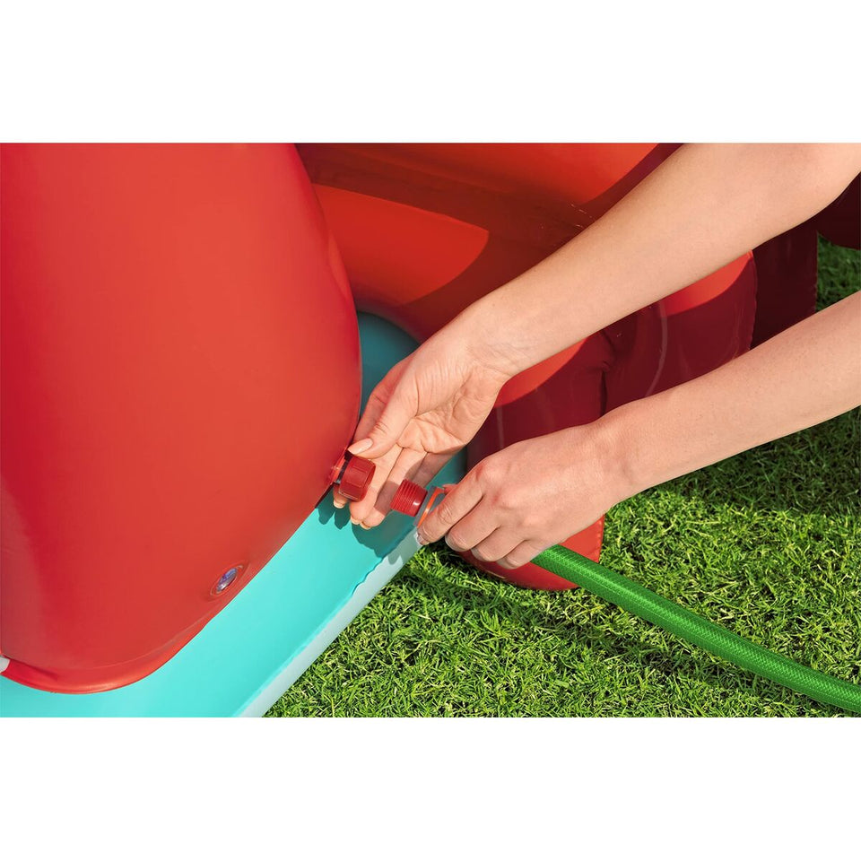 Children's pool Bestway 221 x 193 x 117 cm Playground-17