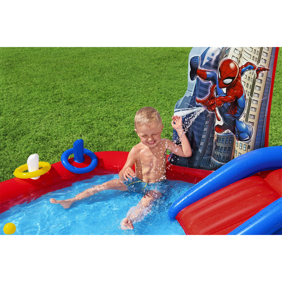 Children's pool Bestway Spiderman 211 x 206 x 127 cm Playground-5