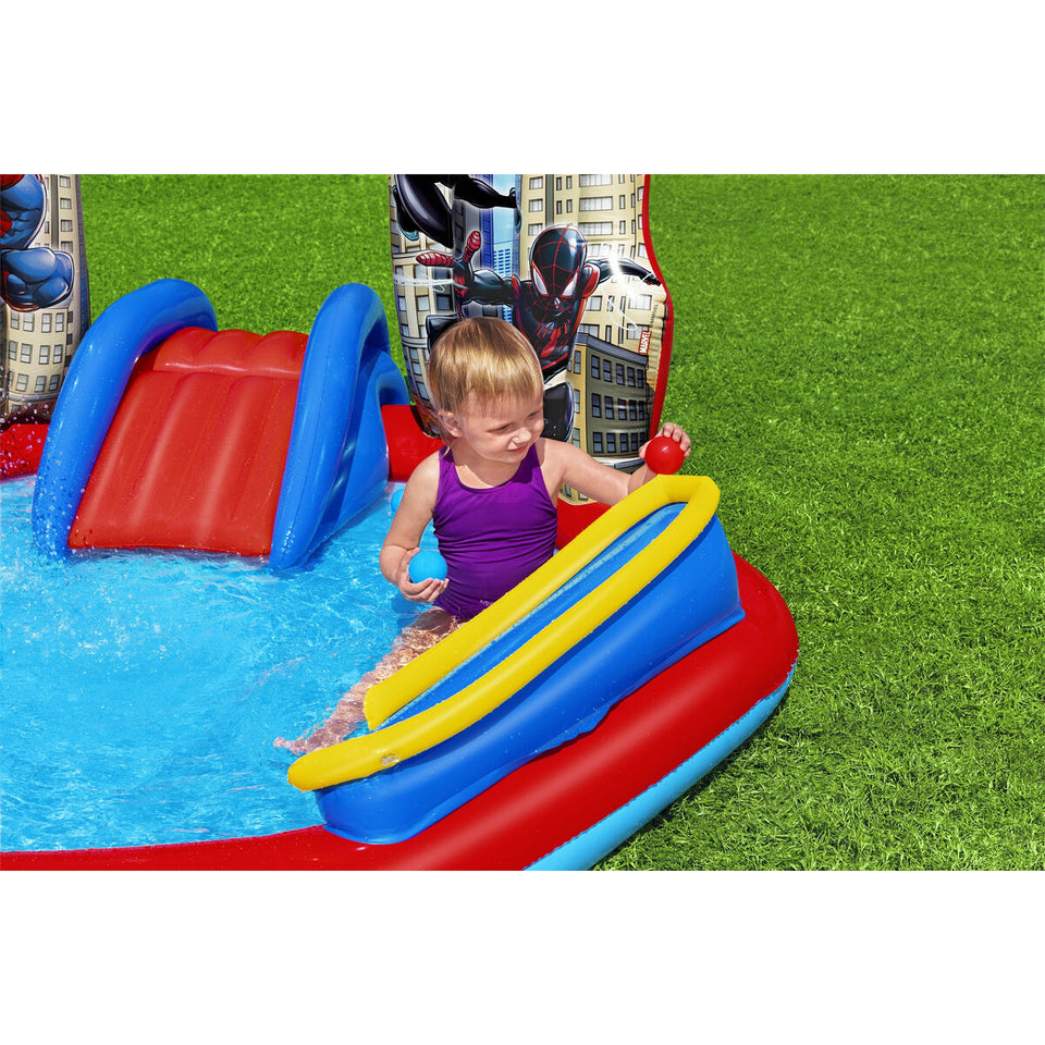 Children's pool Bestway Spiderman 211 x 206 x 127 cm Playground-2