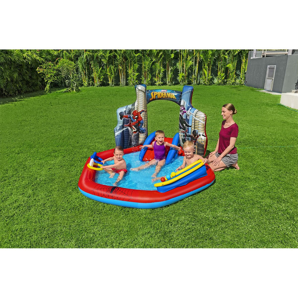 Children's pool Bestway Spiderman 211 x 206 x 127 cm Playground-14