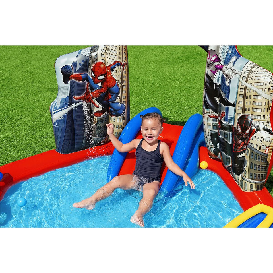 Children's pool Bestway Spiderman 211 x 206 x 127 cm Playground-12