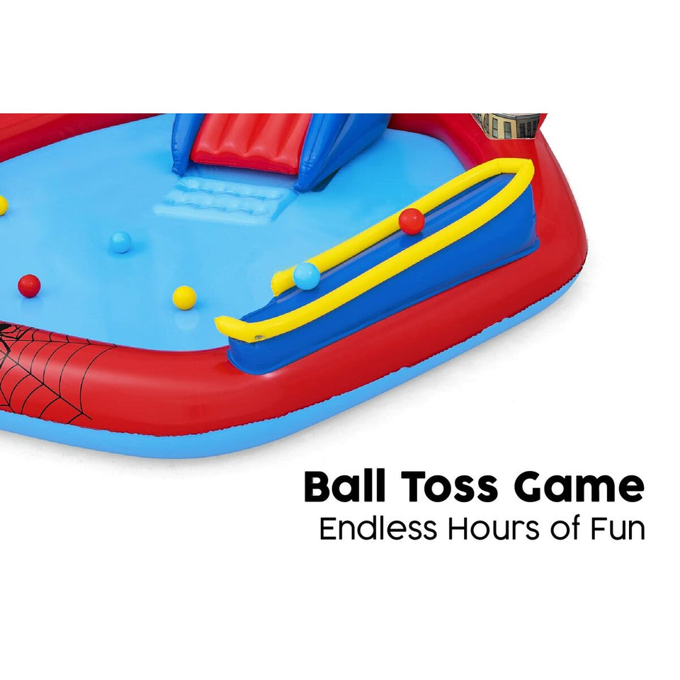 Children's pool Bestway Spiderman 211 x 206 x 127 cm Playground-6