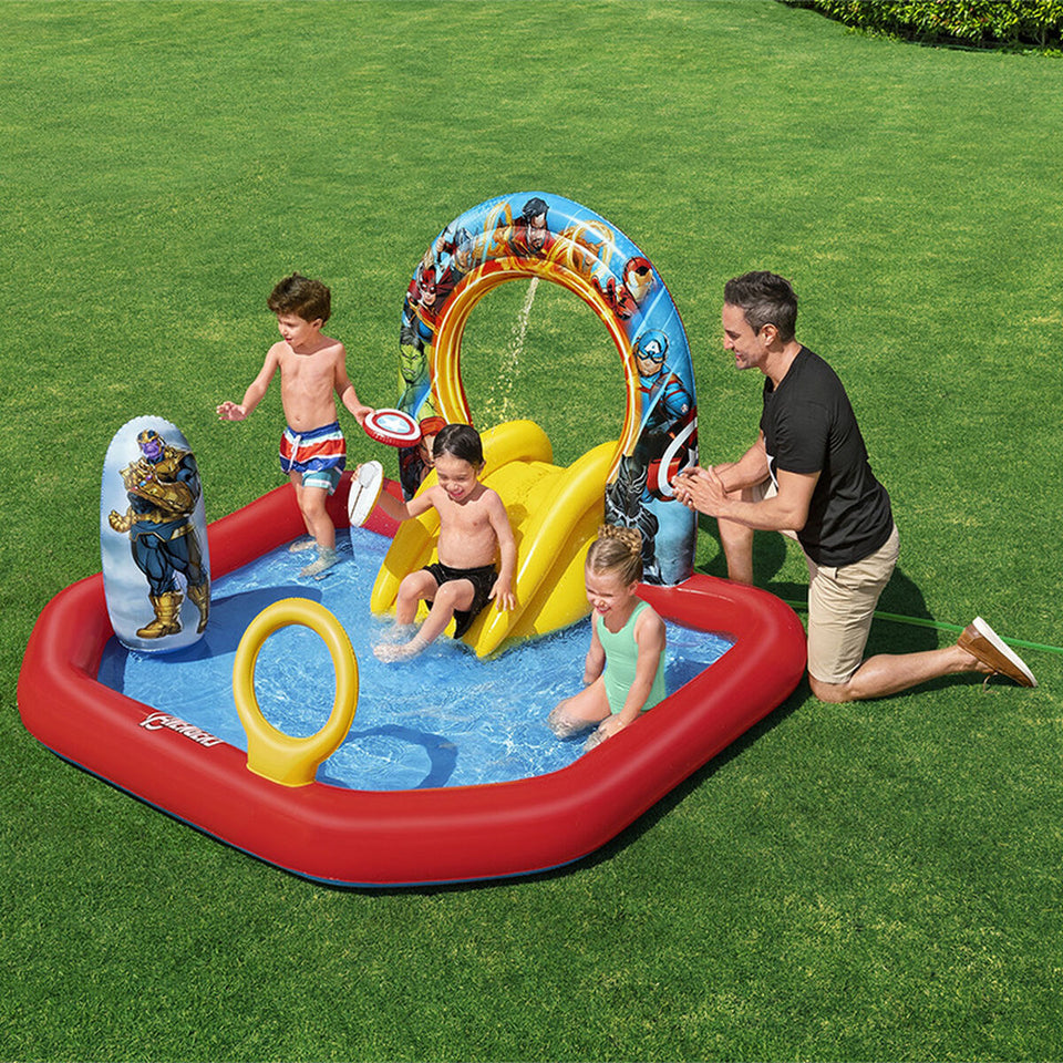 Children's pool Bestway The Avengers 211 x 198 x 125 cm Playground-21