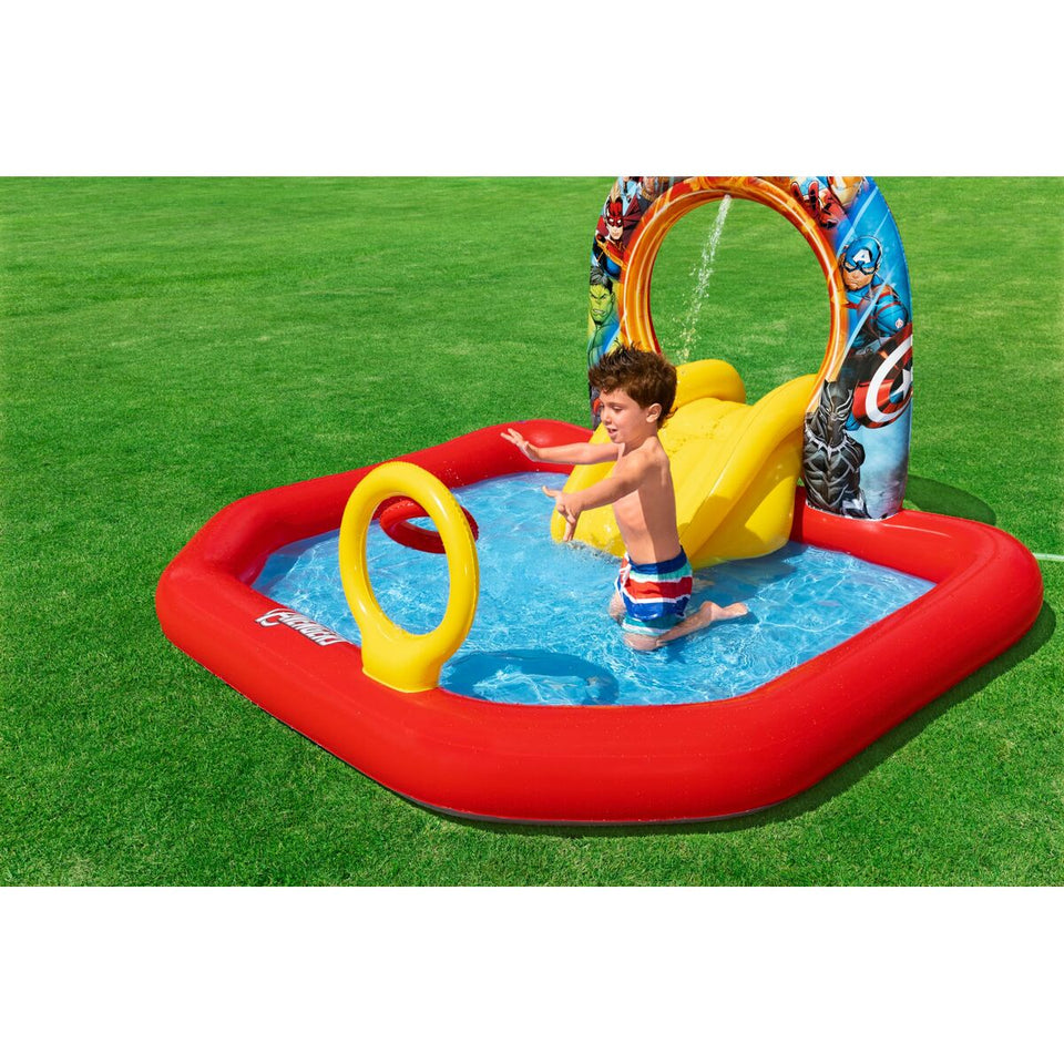 Children's pool Bestway The Avengers 211 x 198 x 125 cm Playground-7