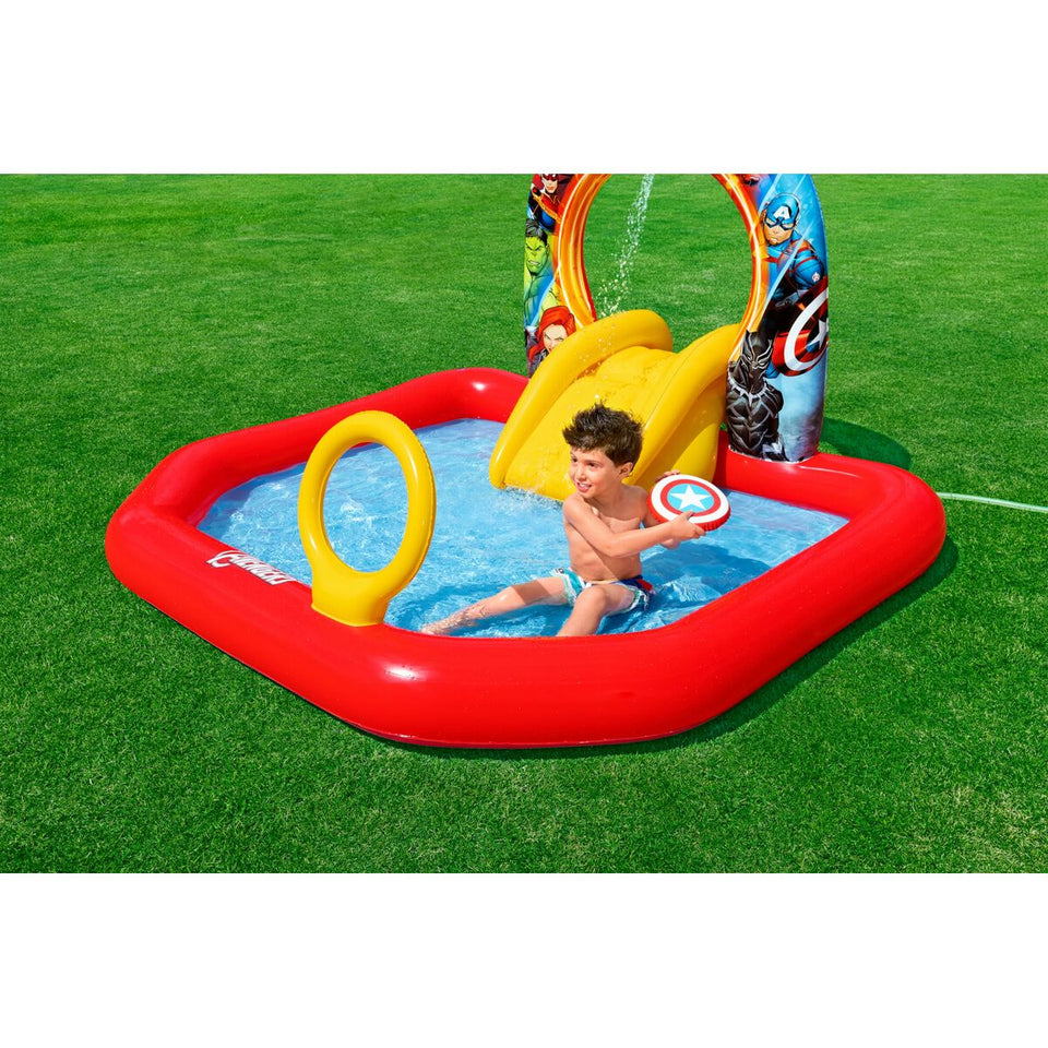 Children's pool Bestway The Avengers 211 x 198 x 125 cm Playground-5