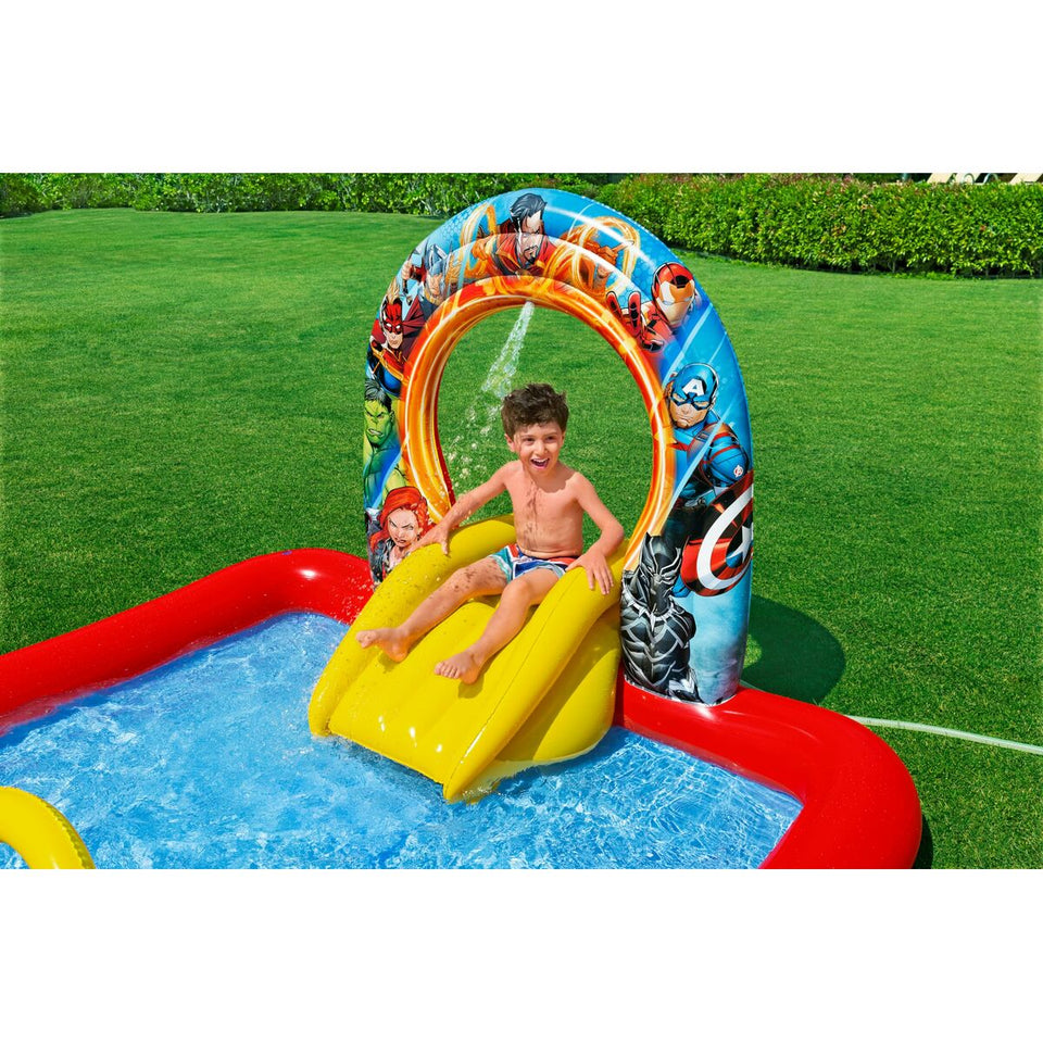 Children's pool Bestway The Avengers 211 x 198 x 125 cm Playground-3