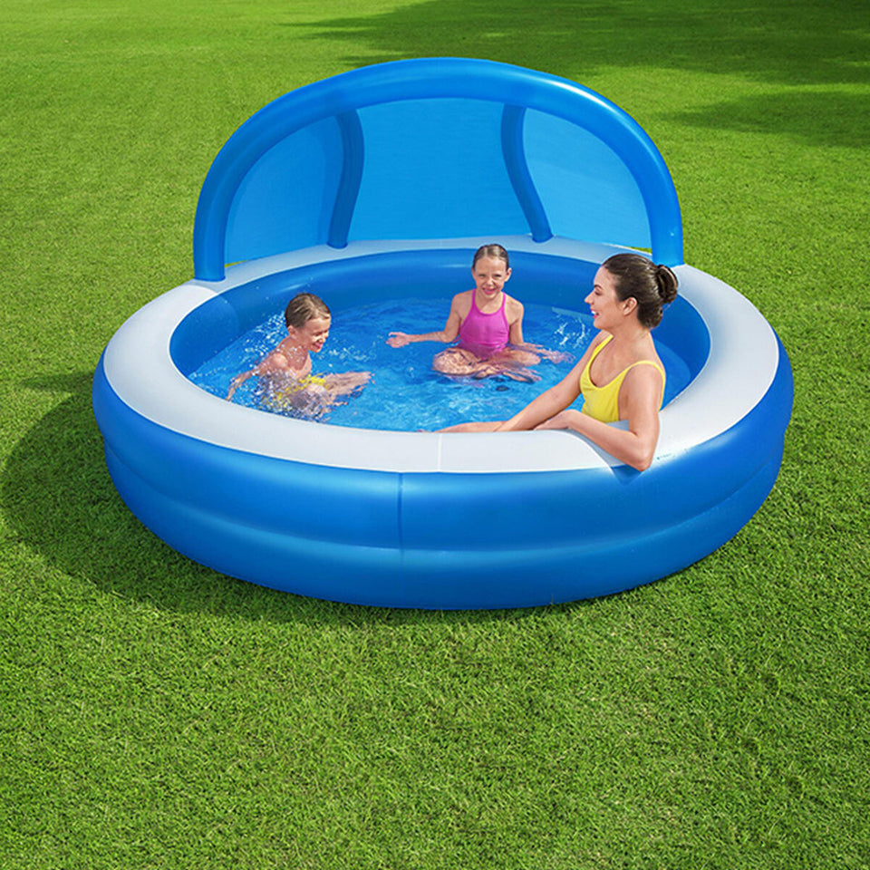 Inflatable Paddling Pool for Children Bestway Multicolour 241 x 241 x 140 cm-21