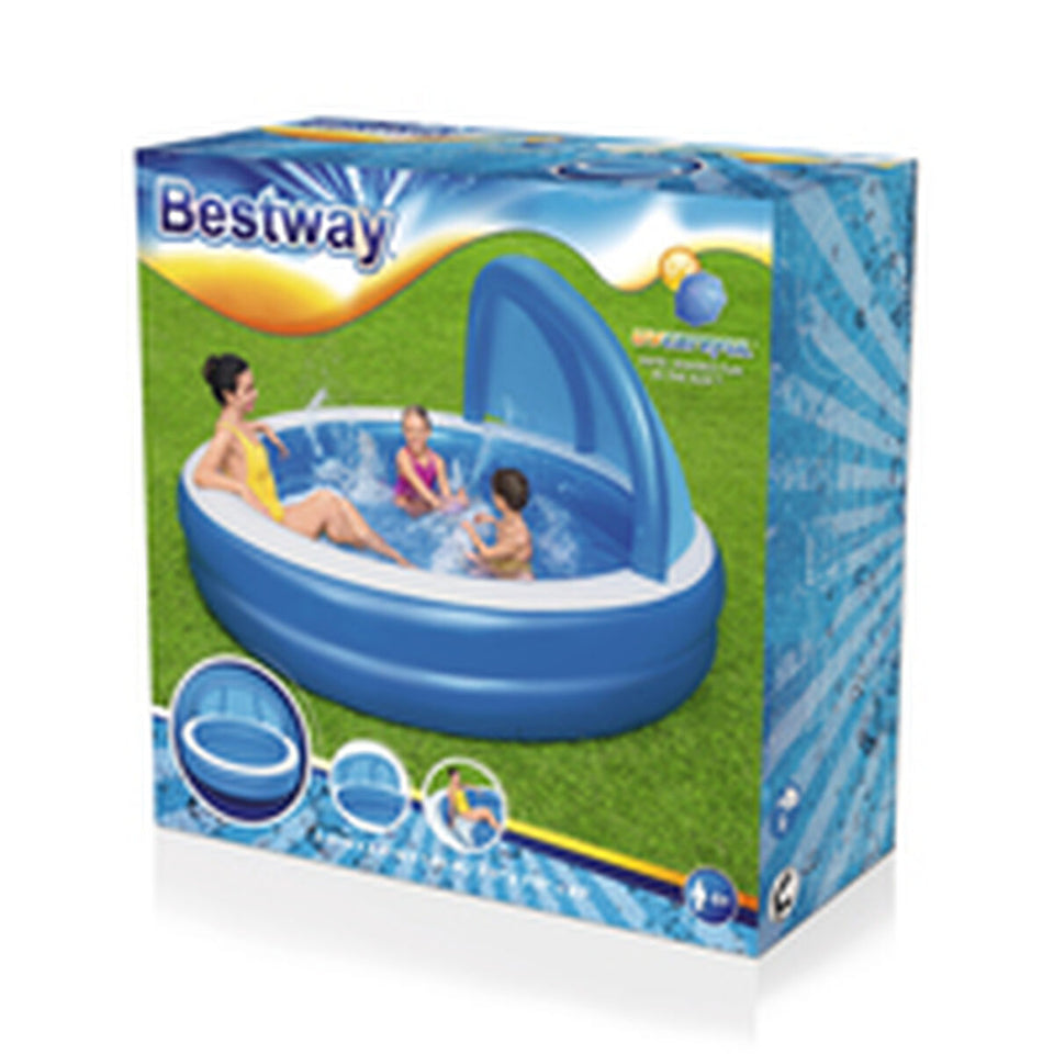 Inflatable Paddling Pool for Children Bestway Multicolour 241 x 241 x 140 cm-16