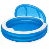 Inflatable Paddling Pool for Children Bestway Multicolour 241 x 241 x 140 cm-19