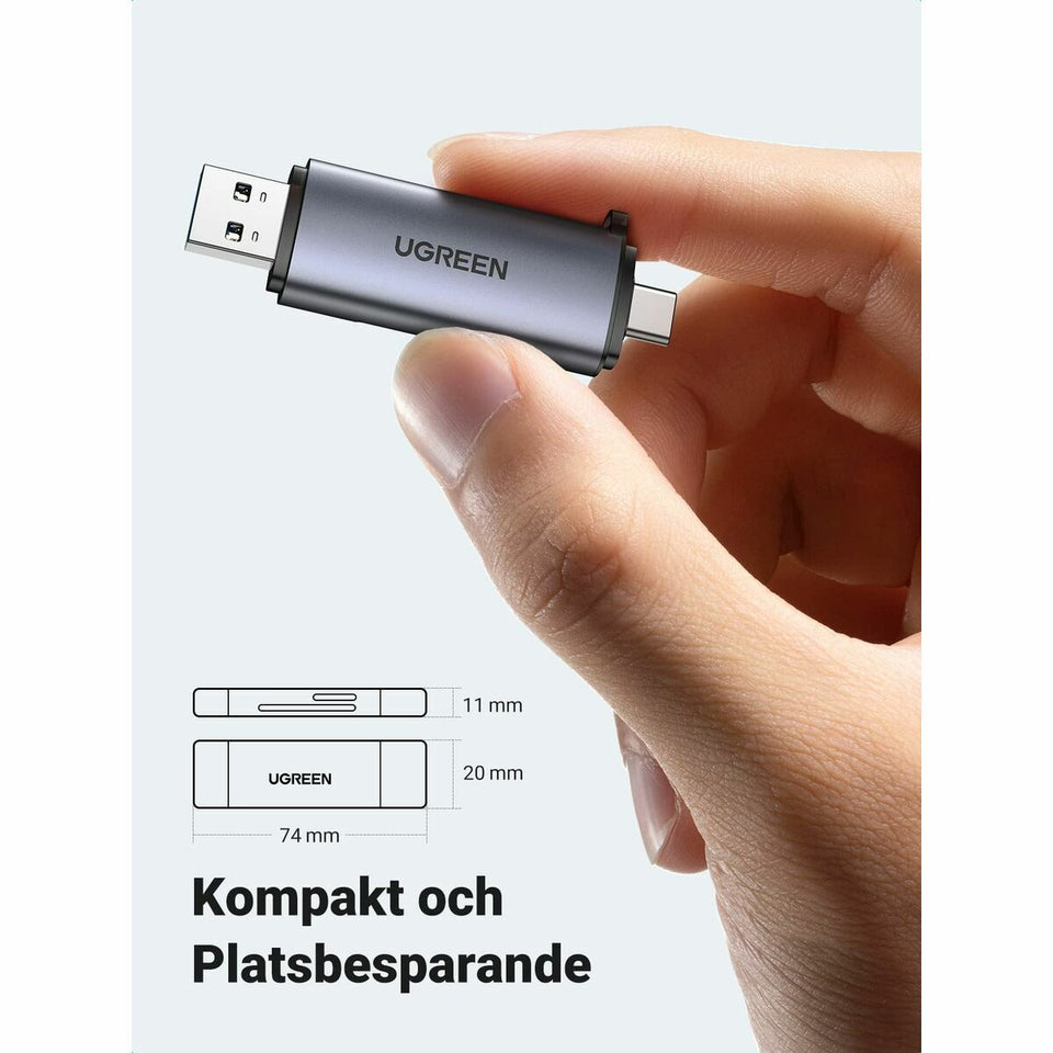 Card Reader Ugreen 50706 Silver-3