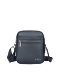 Borsa a tracolla da uomo In Vera pelle Made in Italy 20x25x6 cm-0