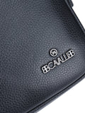Borsa a tracolla da uomo In Vera pelle Made in Italy 20x25x6 cm-4
