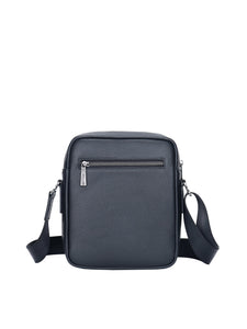 Borsa a tracolla da uomo In Vera pelle Made in Italy 20x25x8 cm-1