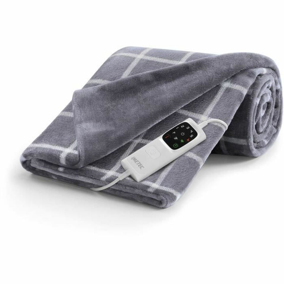 Electric Blanket IMETEC 16775 Grey White/Grey-0