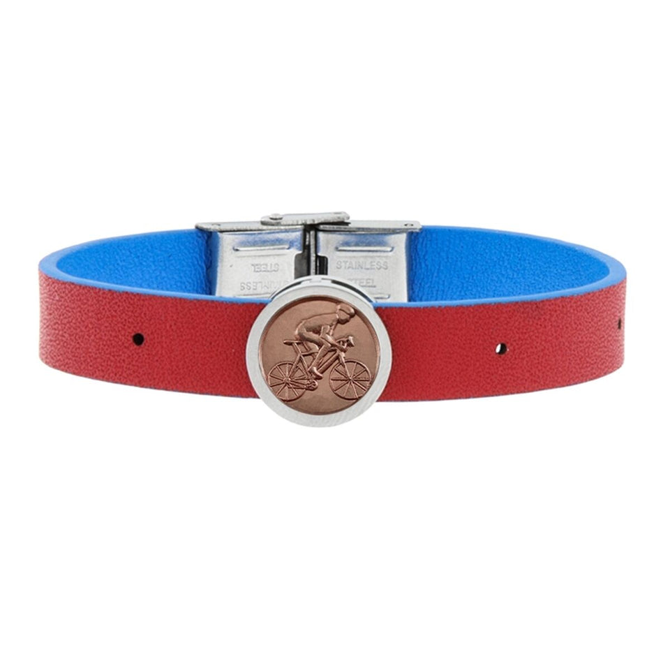 Men's Bracelet Talent Jewels TJA-1-01-02-3-1 Red-0