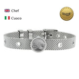 Unisex Bracelet Chef Talent Jewels TJA-3-05-03-1-235 Silver-1