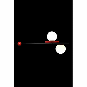 Ceiling Light DKD Home Decor White Black Red Metal Crystal 40 W 44 x 44 x 120 cm-1