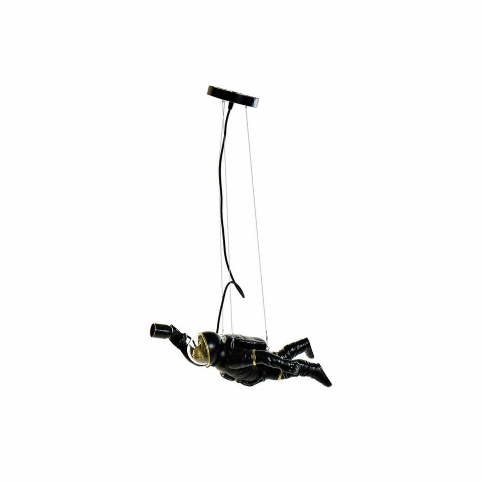 Ceiling Light DKD Home Decor Black White Resin 220 V 50 W (46 x 14.5 x 20 cm) (2 pcs)-2