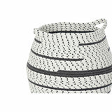 Basket set DKD Home Decor White Brown Grey Jute (2 Pieces) (2 Units)-1