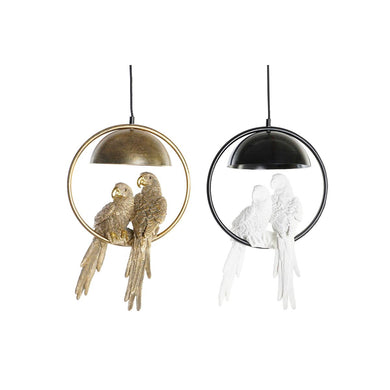 Ceiling Light DKD Home Decor Golden White 220 V 50 W (29,5 x 22 x 44,5 cm) (2 Units)-0