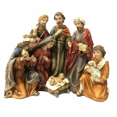 Christmas nativity set DKD Home Decor Resin (23 x 12,5 x 19,5 cm) (2 Units)-0