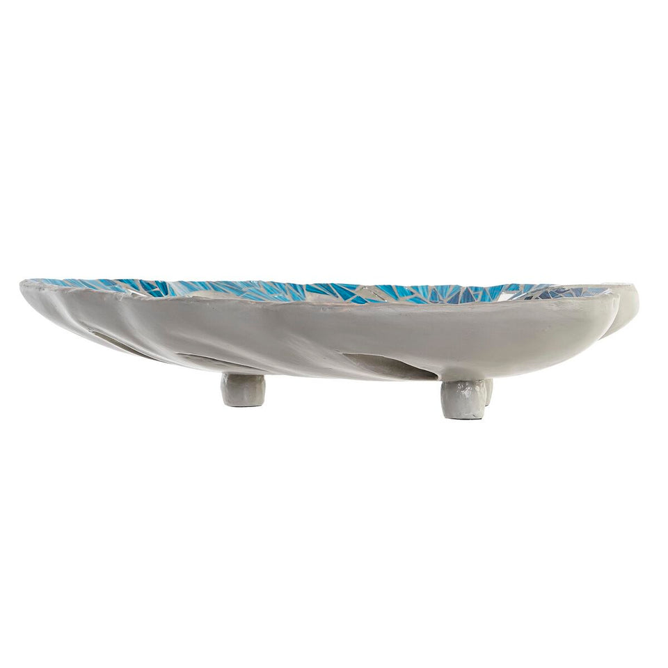 Centerpiece DKD Home Decor Blue Green Resin Crystal 45 x 36 x 9 cm 43 x 36 x 9 cm (2 Units)-1