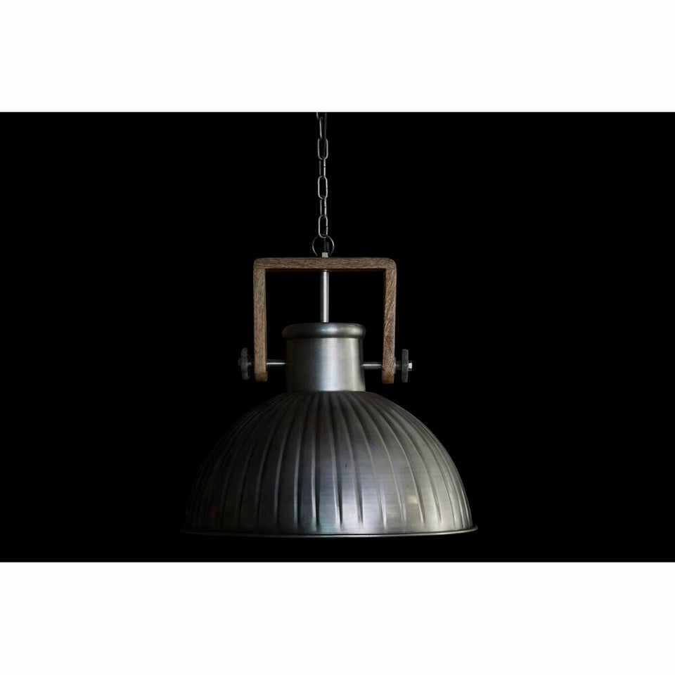 Ceiling Light DKD Home Decor Brown Silver Iron Mango wood 50 W 41 x 41 x 40 cm-4